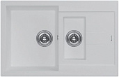Мойка для кухни KuchenStern Plat 60-2 a-Granit 207WH20 белый