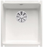 Мойка Blanco Subline 375-U керамика белый матовый, отводная арматура InFino®