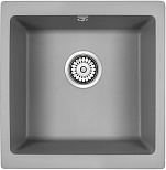 Мойка для кухни Paulmark Brilon PM104546-GRM серый металлик