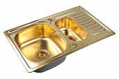 Мойка для кухни Zorg SZR-78-2-50 PVD bronze