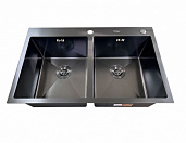 Мойка для кухни HOFFGER 7850D Black (HFG-7850В-D) Черный