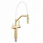 Смеситель для кухни с гибким изливом Gappo G4399-83 золотой сатин