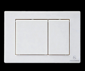 Кнопка смыва для унитаза (пластик) GROCENBERG KP3080W белый