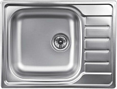 Мойка для кухни Ukinox Grand GRL650.500 -GT8K 2L, декор, чаша слева