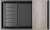 Мойка для кухни Paulmark NEXT-MULTI SINK 74-L UNI PM787445-L-GM вороненая сталь