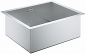 Мойка для кухни из нержавеющей стали Grohe K700 Cube 1 чаша, 56.4/46.4
