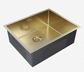 Мойка для кухни Paulmark Next-540 PM215444-BG брашированное золото
