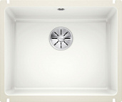 Мойка Blanco Subline 500-U керамика, глянцевый белый, отводная арматура InFino®