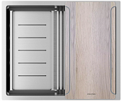 Мойка для кухни Paulmark нержавеющая сталь NEXT-MULTI SINK 54-L UNI, артикул PM785445-L-BS нержавеющая сталь