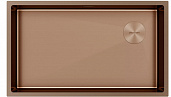 Мойка для кухни Paulmark NEXT-SKEW 74 UNI PM887444-BC брашированная медь