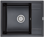 Мойка для кухни Paulmark Optimum PM216050-BLM черный металлик