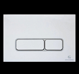 Кнопка смыва для унитаза (пластик) GROCENBERG KP3060W белый