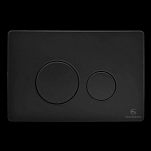 Кнопка смыва для унитаза (металл) GROCENBERG KM3090BL Черный матовый