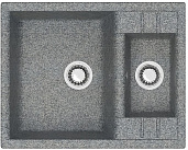 Мойка для кухни ZETT lab модель 190/Q8 темно-серый, матовая