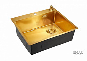 Мойка для кухни Emar EMB-560(TOP) PVD Golden