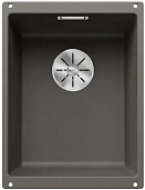 Мойка Blanco Subline 320-U вулканический серый, отводная арматура InFino®