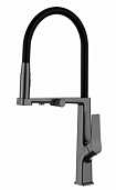 Смеситель для кухни Kern 2096 вороненая сталь