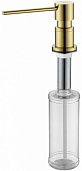 Дозатор для жидкого мыла Paulmark Kraft D003-G золото