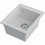 Мойка для кухни Omoikiri Omishima 41 WH-GLOSSY Natceramic белый глянцевый