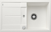Мойка для кухни Blanco Metra 45 S белый, клапан-автомат