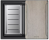 Мойка для кухни Paulmark IT-GRANIT LUMI-MULTI SINK 55 UNI, LU-MULTI 55-AN антрацит