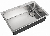 Мойка для кухни Zorg Lux 7551 Inox с накладкой