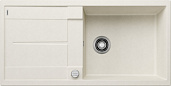 Мойка для кухни Blanco Metra XL 6 S мягкий белый, клапан-автомат