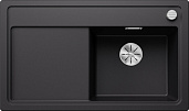 Мойка Blanco Zenar 45S чаша справа, клапан-автомат InFino черный