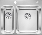 Мойка Blanco Solis 340/180-IF/A, нерж. сталь полированная, кл-авт PushControl