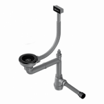 Арматура для одночашевых моек с прямоугольным переливом Omoikiri WK-1-GB