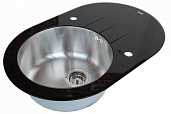 Мойка для кухни Zorg GL-5077-OV Black Inox