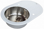 Мойка для кухни Zorg GL-7851-OV White Inox