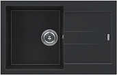 Мойка для кухни KuchenStern Plat 50 a-Granit 206BL20 черный