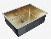 Мойка для кухни Paulmark Next-580 PM215844-BG брашированное золото