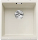 Мойка Blanco Subline 400-U мягкий белый, отводная арматура InFino®