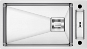Скрытая мойка для кухни Goccia Moderno 7542F, аксессуары в комплекте